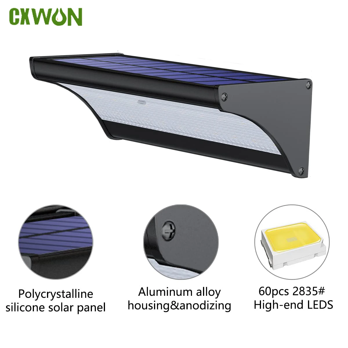 Outdoor Lighting Experts - 60/48Led Ngoài Trời Năng Lượng Mặt