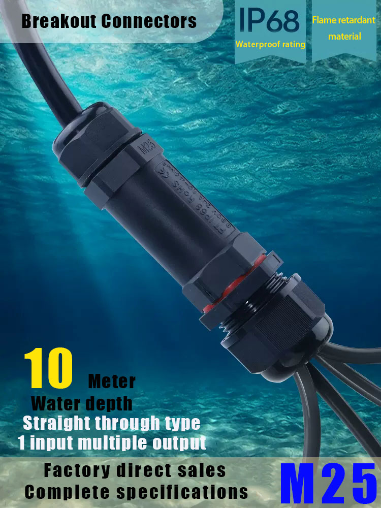 Outdoor Lighting Wire Connectors - IP68 Chống Nước Đầu Nối Lắp