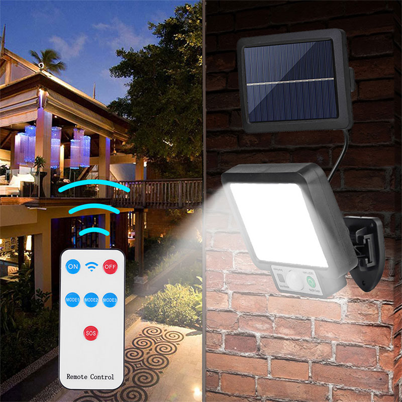 Outdoor Lighting Experts - LED Solar Split Wall Lamp Motion