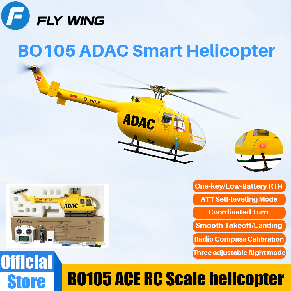 FLY WING BO105 Scale Helicopte - đánh giá và giá Outdoor Lighting Experts
