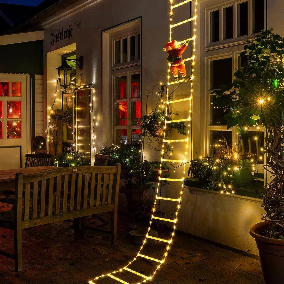 LED Ladder Light for Santa Cla - đánh giá và giá Outdoor Lighting Led Strip