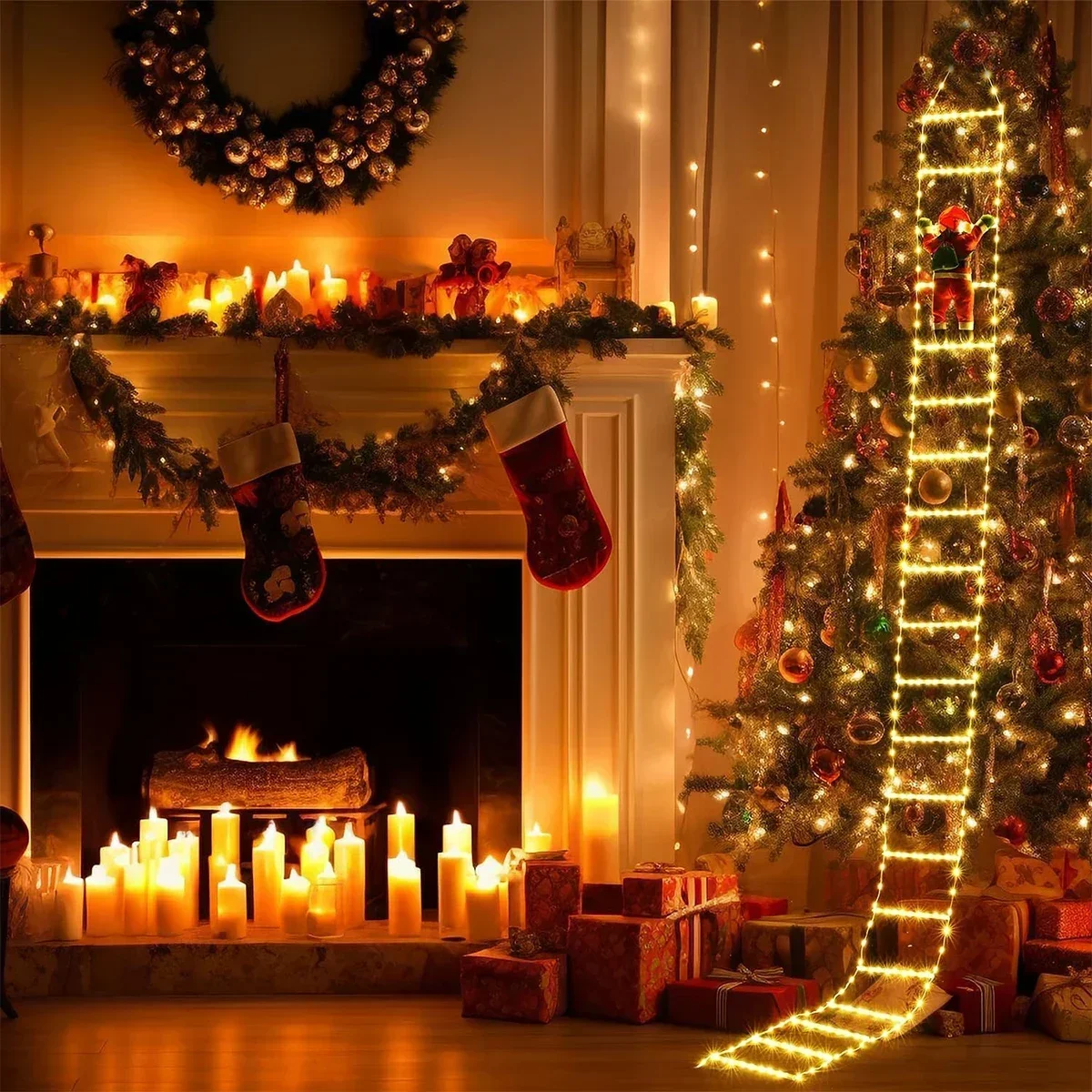 LED Ladder Light for Santa Cla - đánh giá và giá Outdoor Lighting Led Strip