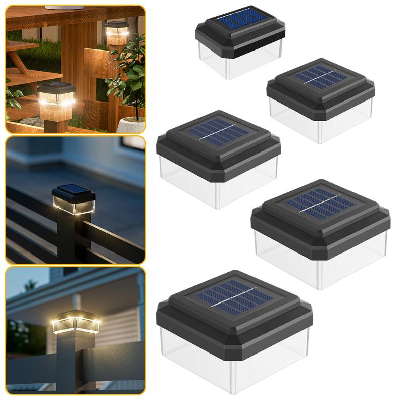 1Pcs IP65 Waterproof Solar Fen - đánh giá và giá Post Cap Light