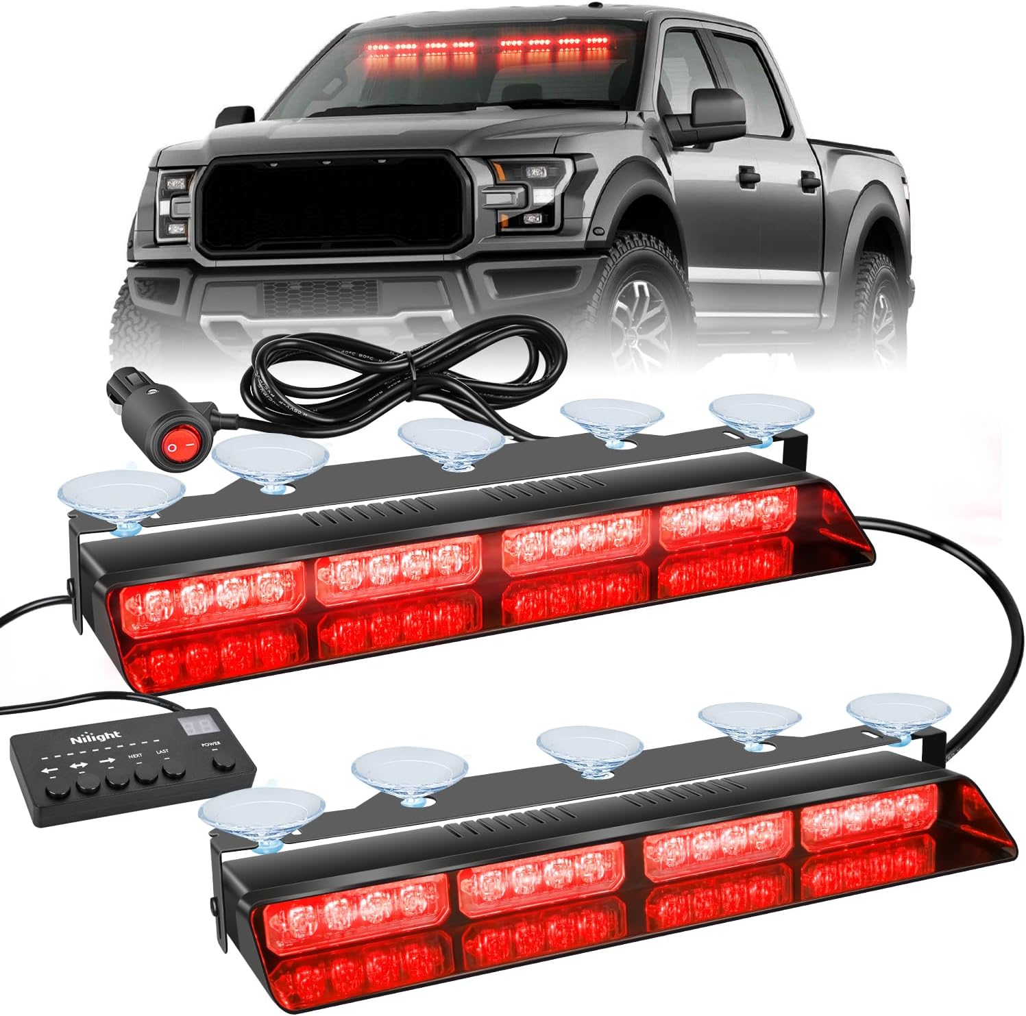 Nilight 32LED Emergency Dash S - đánh giá và giá Deck Step Light