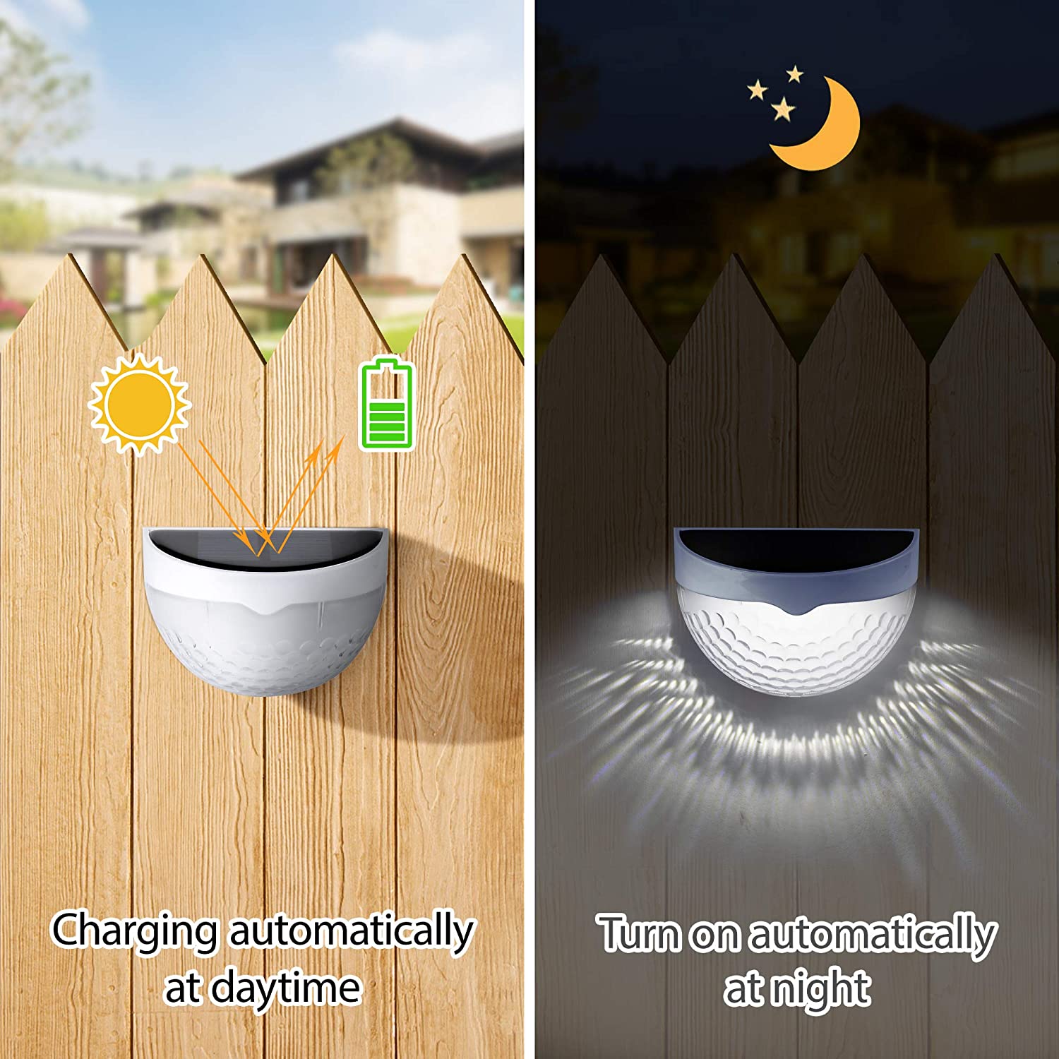 LED Solar Light Outdoor Wall L - đánh giá và giá Outdoor Lighting For Fence