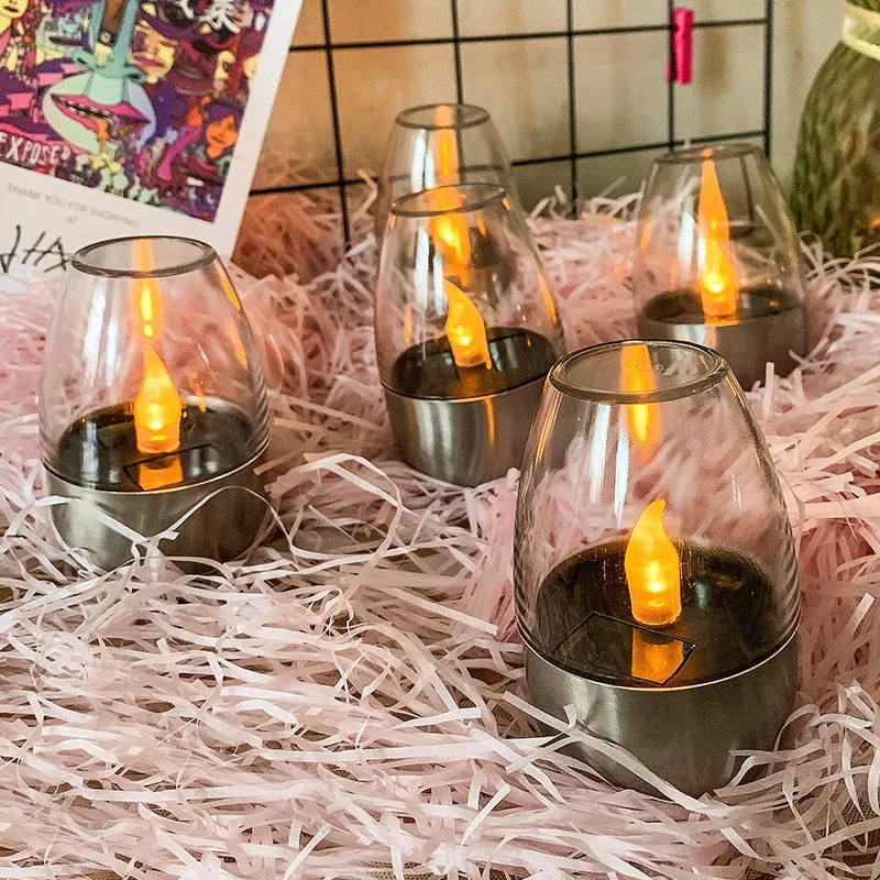 Solar Powered Flameless Candle - đánh giá và giá Outdoor Lighting Battery Operated