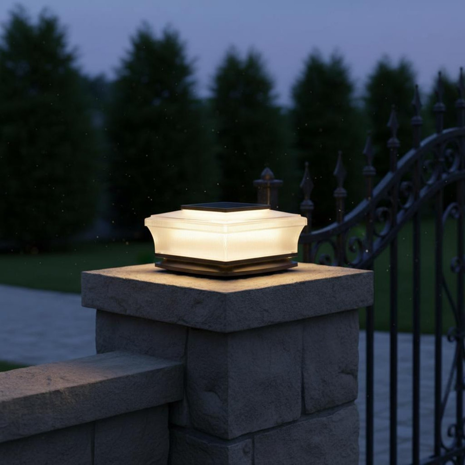 Solar Post Cap Light Wireless  - đánh giá và giá Post Cap Light