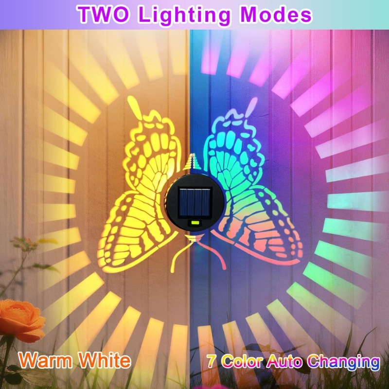 Decorative Solar Butterfly Lig - đánh giá và giá Deck Step Light