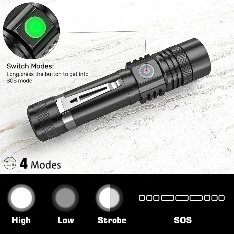 Rechargeable T6 Handheld Flash - đánh giá và giá Outdoor Lighting Nearby