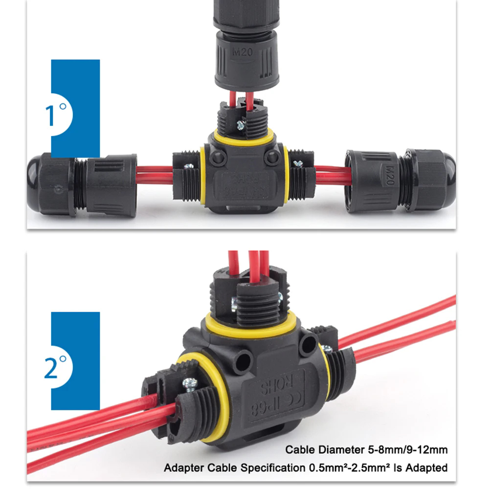 IP68 Outdoor Waterproof Electr - đánh giá và giá Outdoor Lighting Wire Connectors