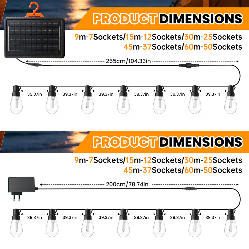 Waterproof LED Globe String Li - đánh giá và giá Outdoor Lighting For Fence