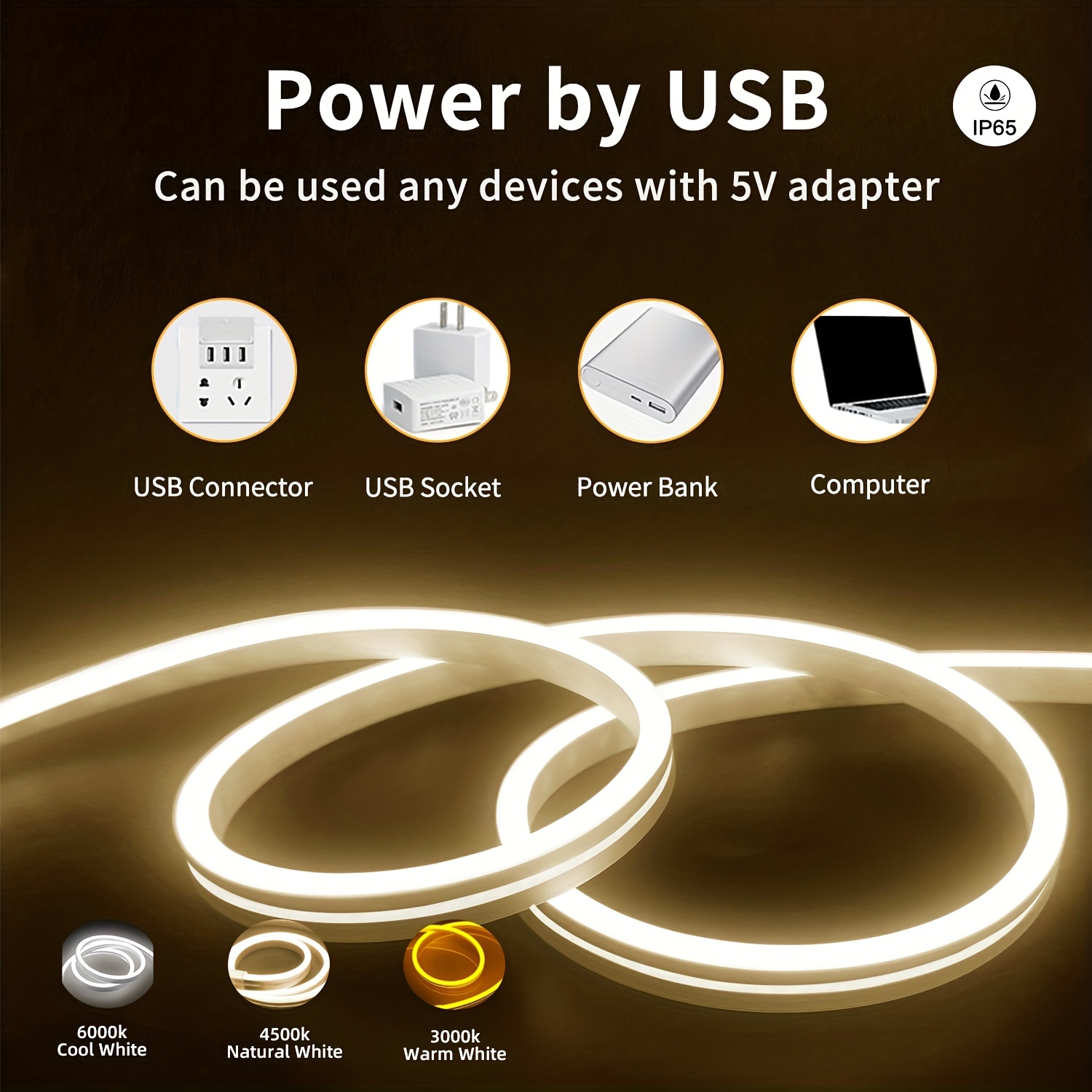 Neon LED Light Strip 5V USB Mo - đánh giá và giá Outdoor Lighting Led Strip