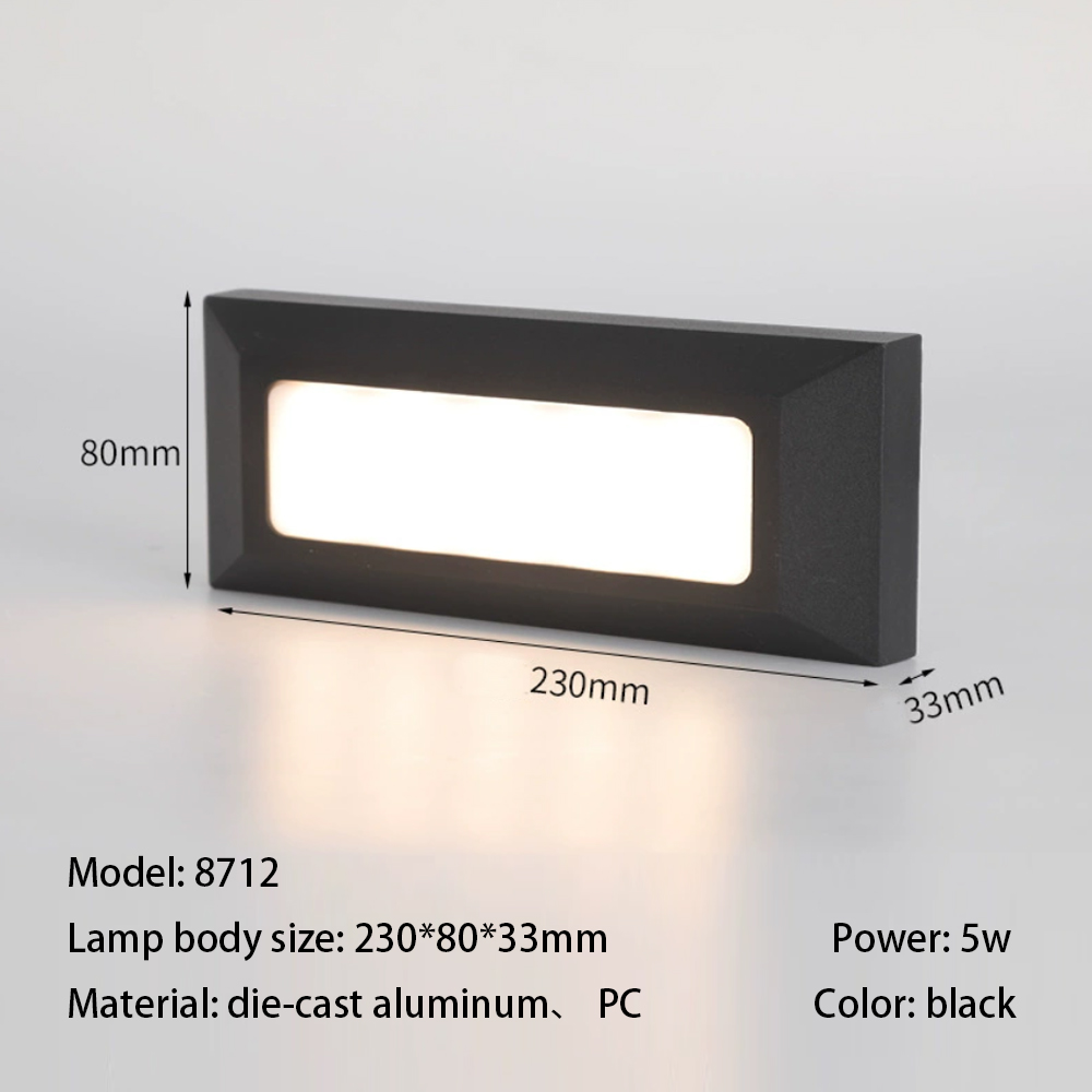 Outdoor LED Wall Lamps Surface - đánh giá và giá Deck Step Light