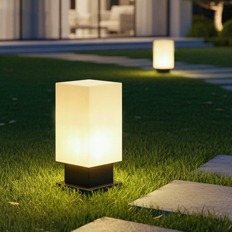 Luminous floor lamp courtyard  - đánh giá và giá Outdoor Lighting Decoration