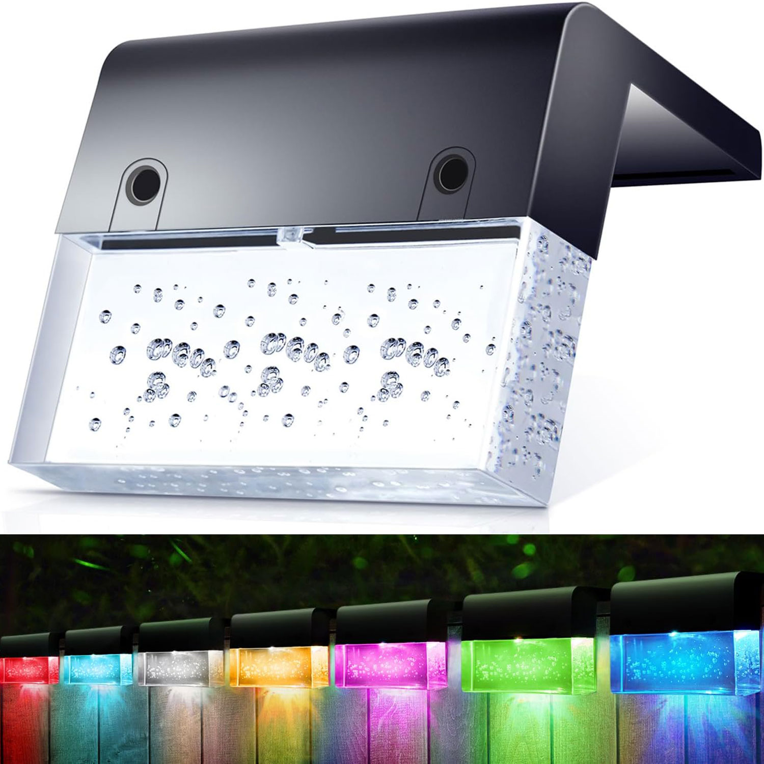 Solar Fence Lights Outdoor Wat - đánh giá và giá Post Cap Light