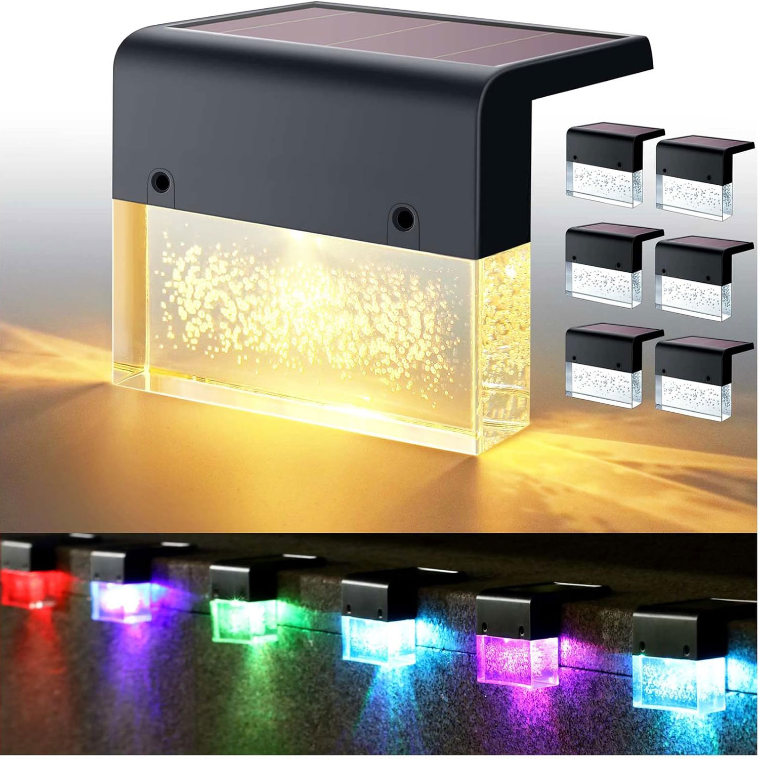 Solar Fence Lights Outdoor Wat - đánh giá và giá Post Cap Light