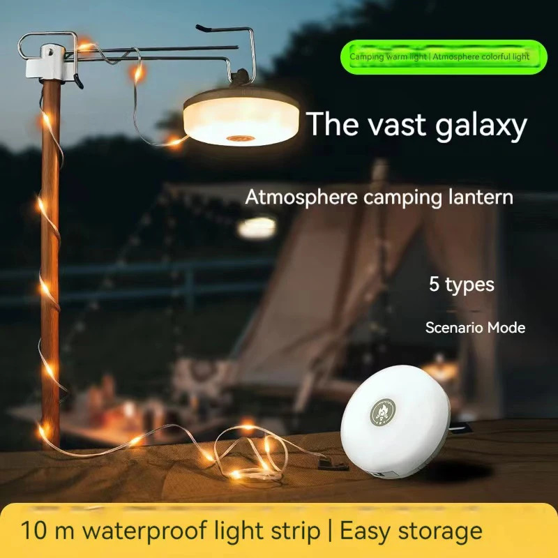 10m Atmosphere LED Camping Lig - đánh giá và giá Outdoor Lighting Decoration