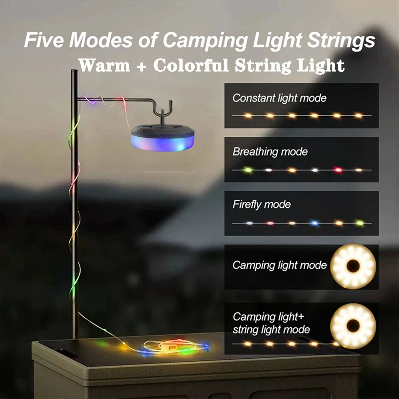 10m Atmosphere LED Camping Lig - đánh giá và giá Outdoor Lighting Decoration