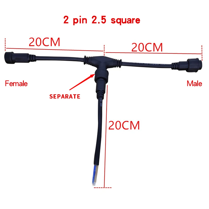 T type 3 Way Connector 2/3/4Pi - đánh giá và giá Outdoor Lighting Wire Connectors