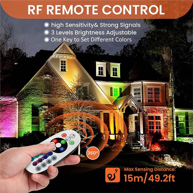 A01F-Outdoor 12V RGBW In Groun - đánh giá và giá Outdoor Lighting Low Voltage