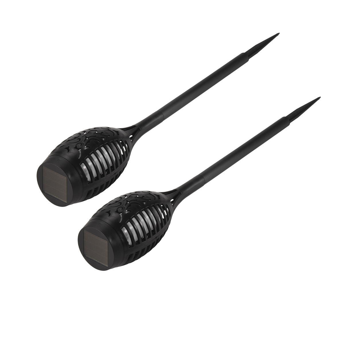 Y17A 2 Pcs LED Solar Flame Lig - đánh giá và giá Solar Path Light