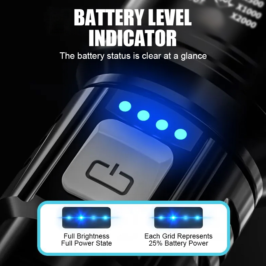 High Power P50 LED Flashlight  - đánh giá và giá Outdoor Lighting Nearby
