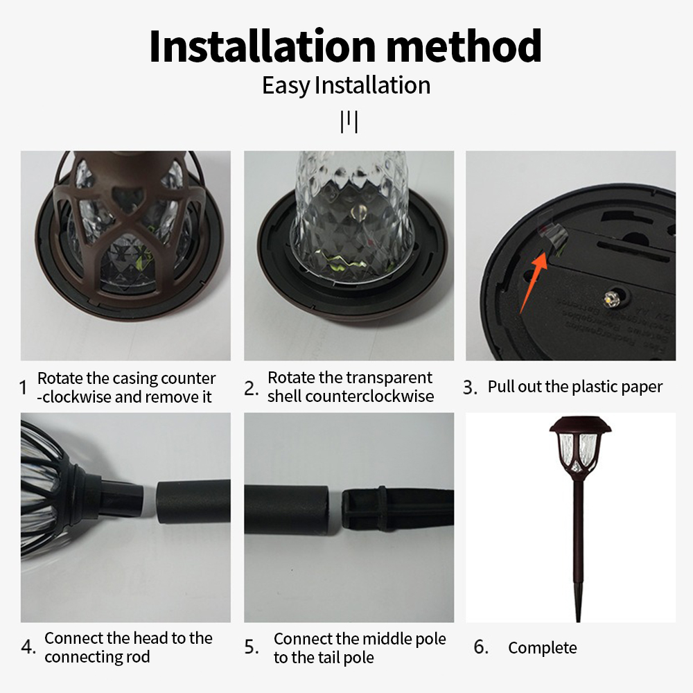 LED Solar Courtyard Lamp Outdo - đánh giá và giá Solar Path Light