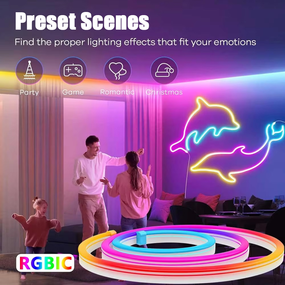 WISCOLOR 24V TUYA WIFI Neon St - đánh giá và giá Outdoor Lighting With Outlet