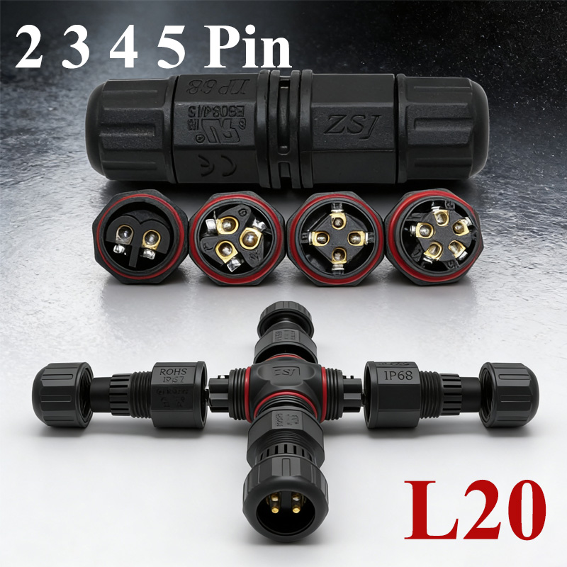 2Pin L20 Cable Connector for L - đánh giá và giá Outdoor Lighting Joint Box