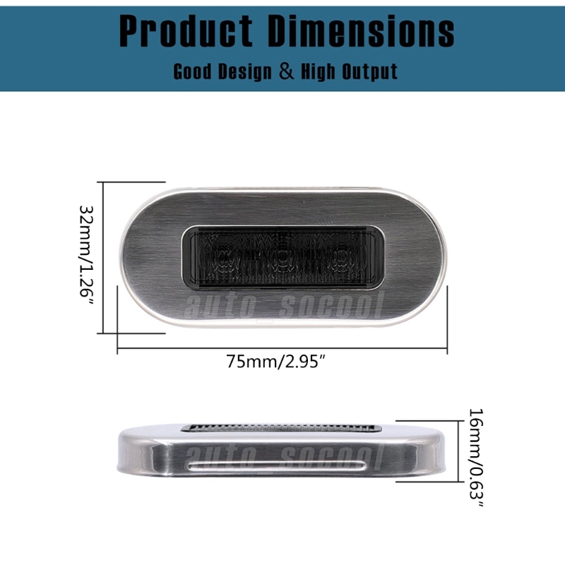Thuyền Courtesy LED Cầu thang  - đánh giá và giá Deck Step Light