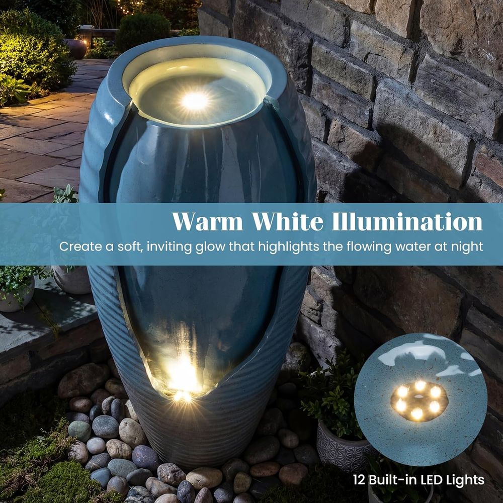 Vintage Blue Cracked Jar Outdo - đánh giá và giá Outdoor Lighting Vintage