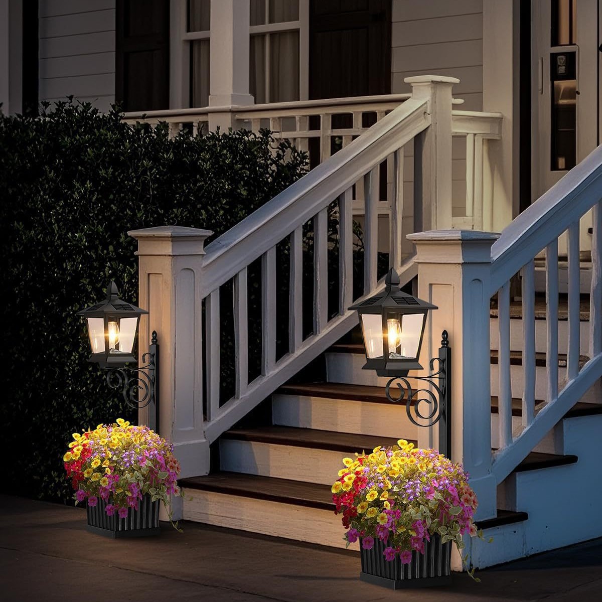 2 in 1 Solar Planter Lamp Wate - đánh giá và giá Outdoor Lighting Decoration