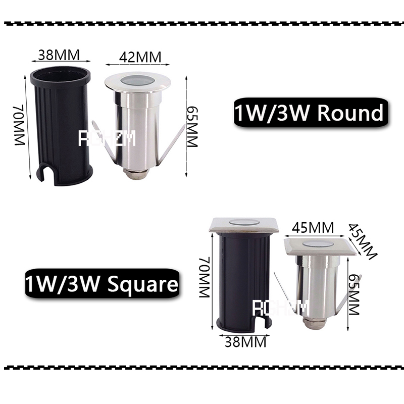 IP67 DC12V Chiếu Sáng Ngoài Tr - đánh giá và giá Deck Step Light