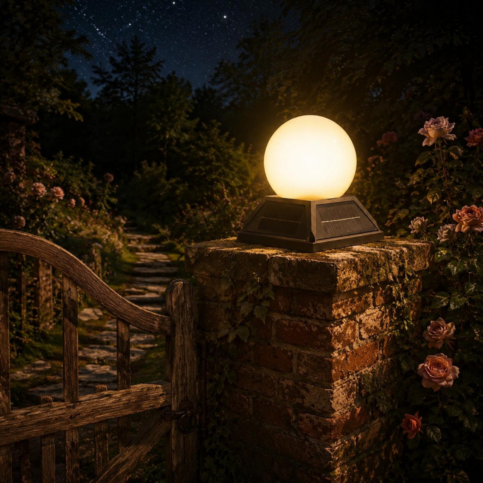 Solar Post Cap Light Wireless  - đánh giá và giá Post Cap Light