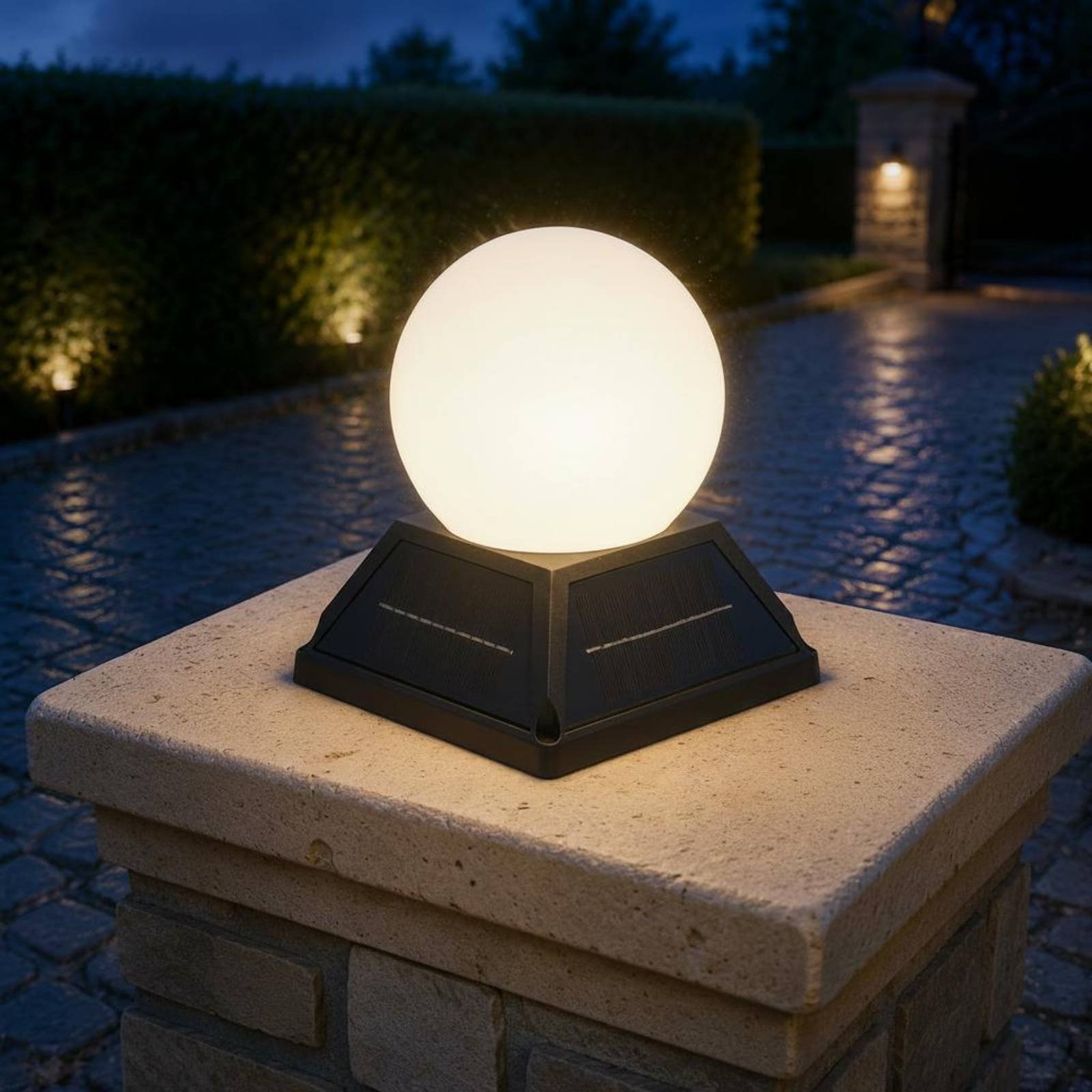 Solar Post Cap Light Wireless  - đánh giá và giá Post Cap Light