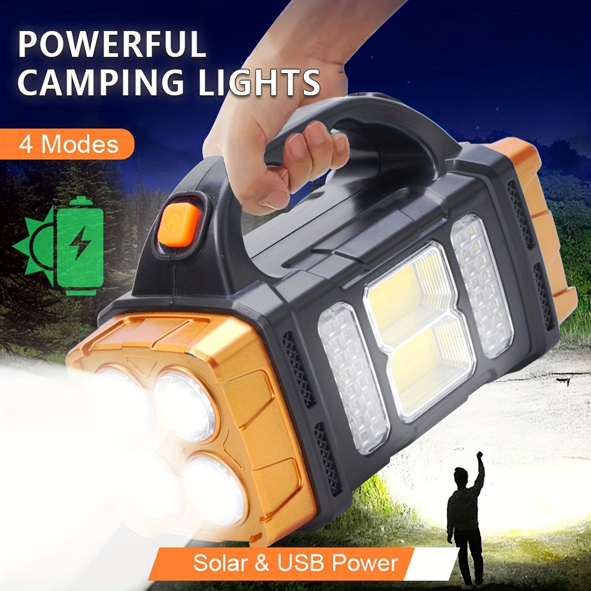 New Upgrade Rechargeable High  - đánh giá và giá Outdoor Lighting Nearby
