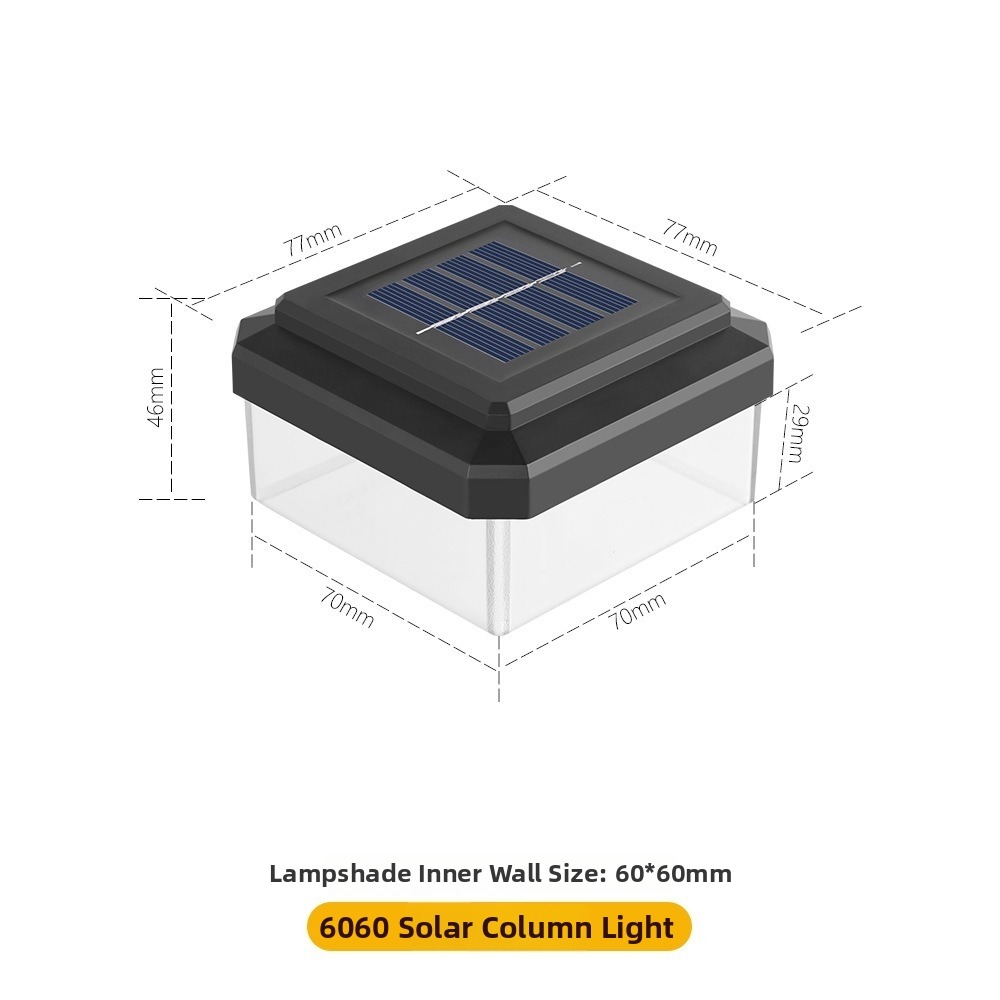 IP65 Waterproof Solar LED Post - đánh giá và giá Post Cap Light