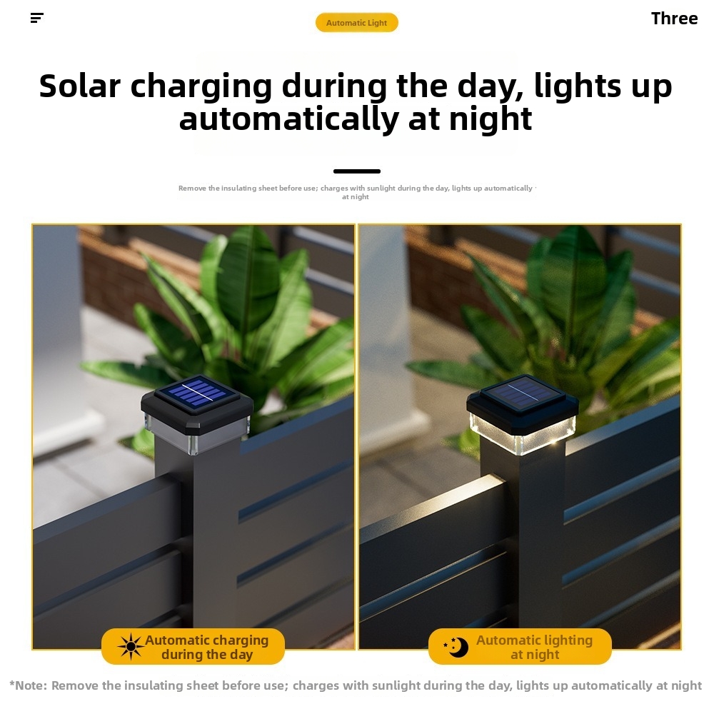 IP65 Waterproof Solar LED Post - đánh giá và giá Post Cap Light