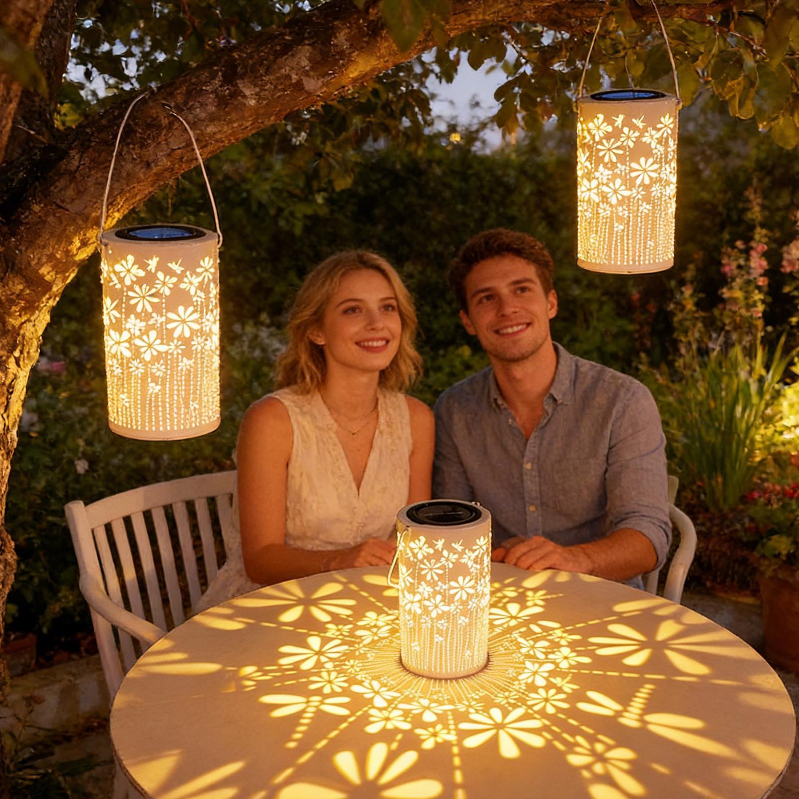 Solar Lanterns Colorful Metal  - đánh giá và giá Solar Path Light