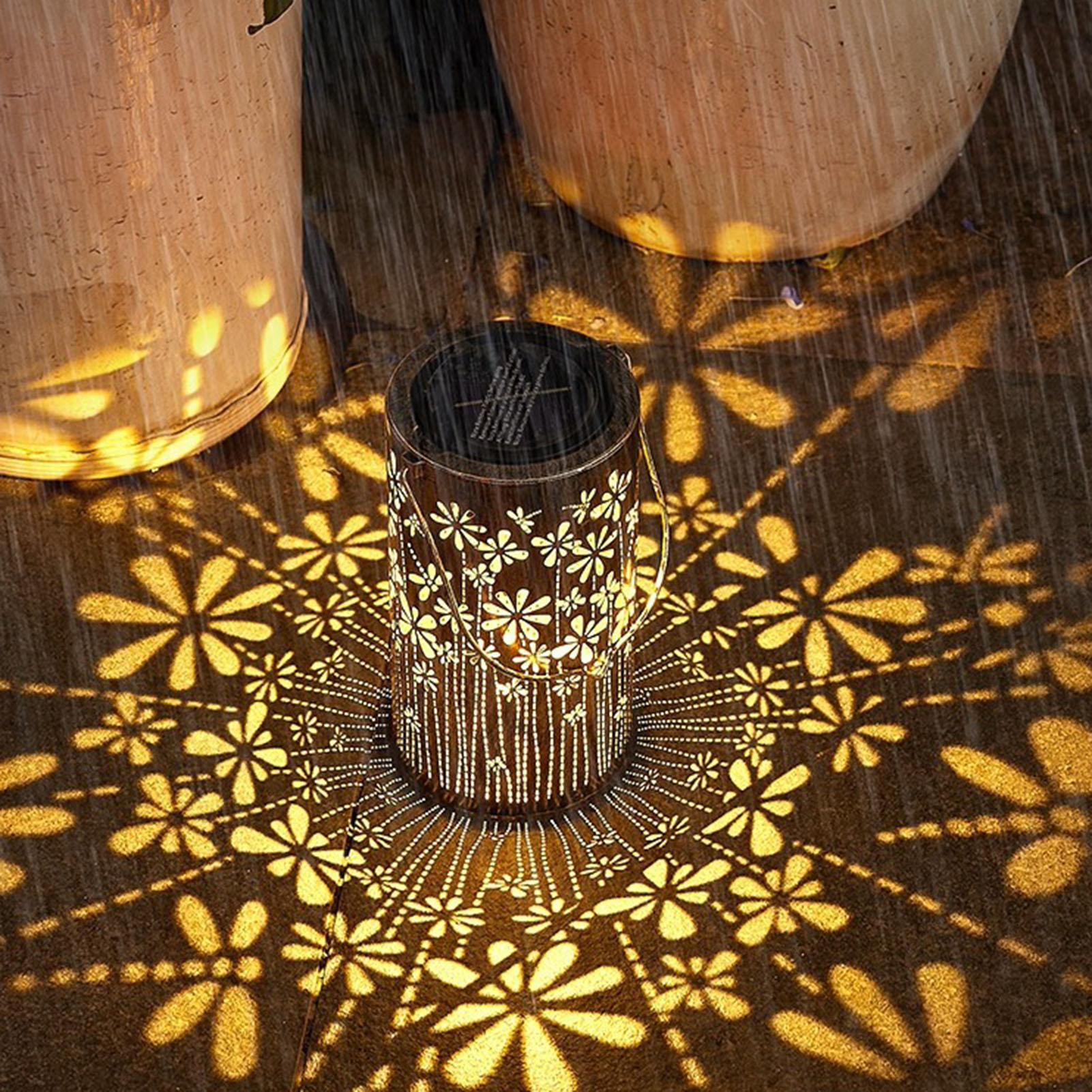 Solar Lanterns Colorful Metal  - đánh giá và giá Solar Path Light