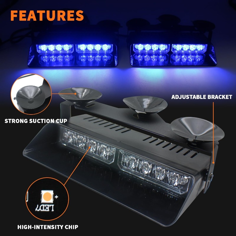 2 in 1 LED Emergency Strobe Li - đánh giá và giá Deck Step Light