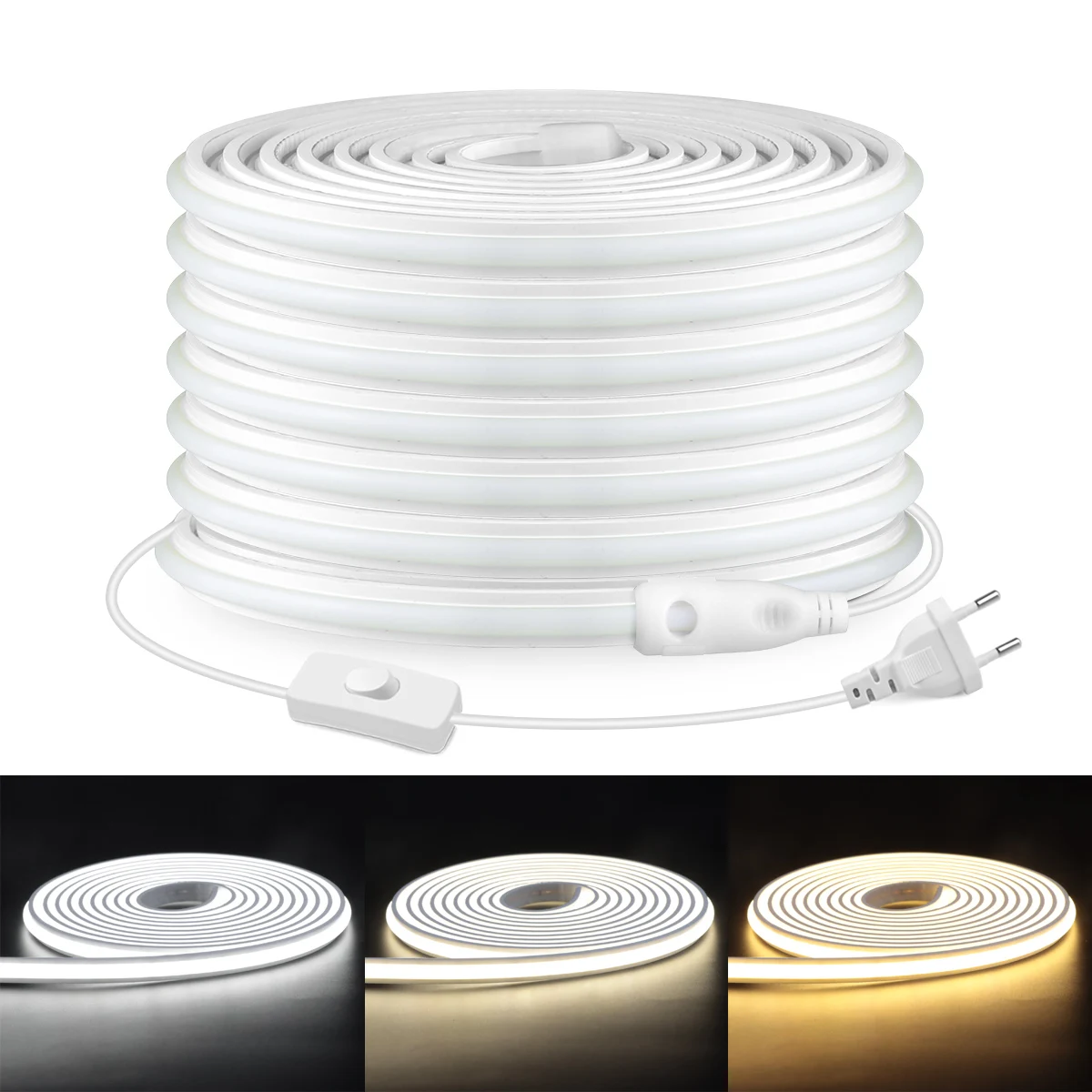 220V Real Silicone Tube Light  - đánh giá và giá Outdoor Lighting Led Strip