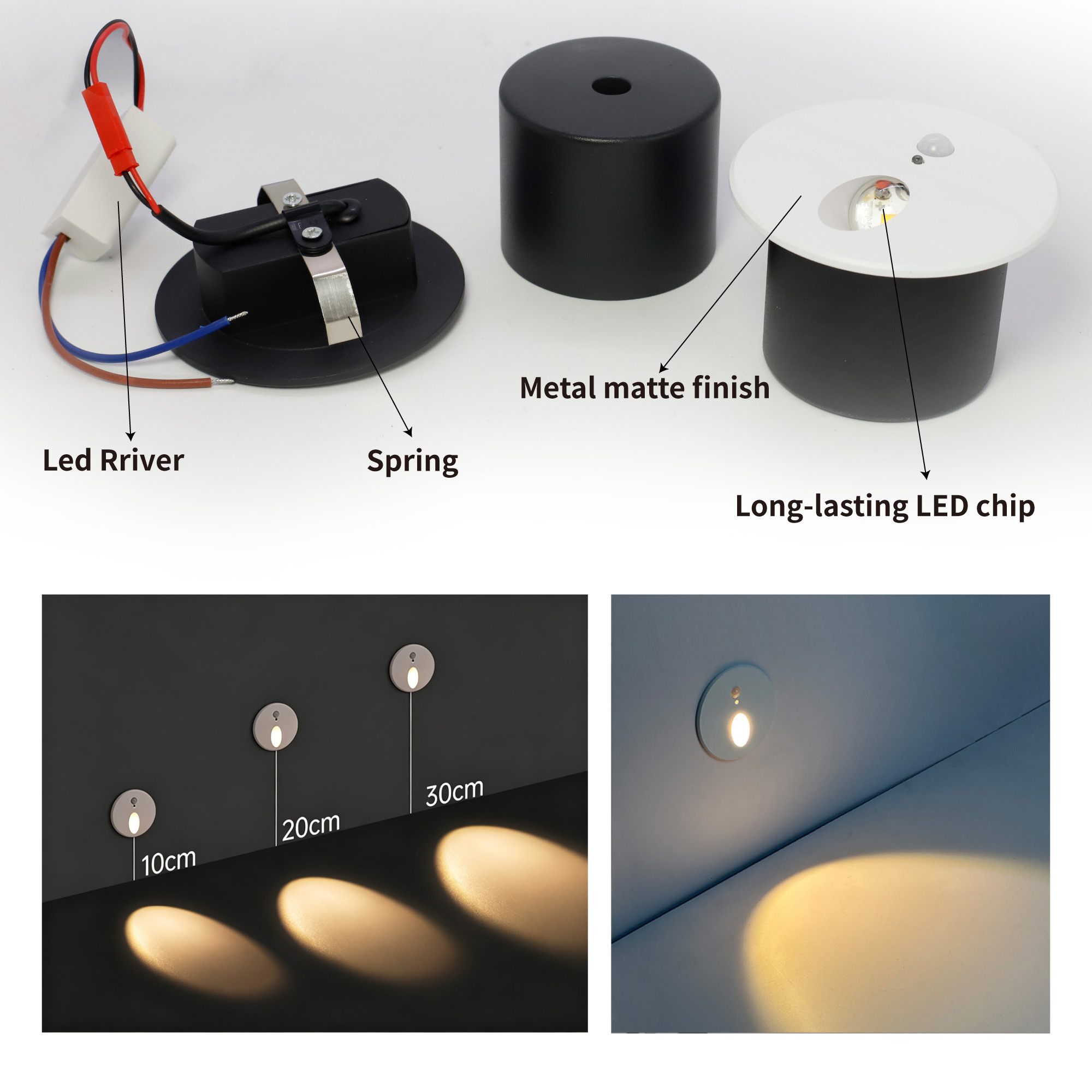 Recessed LED Step&Stair Light  - đánh giá và giá Deck Step Light
