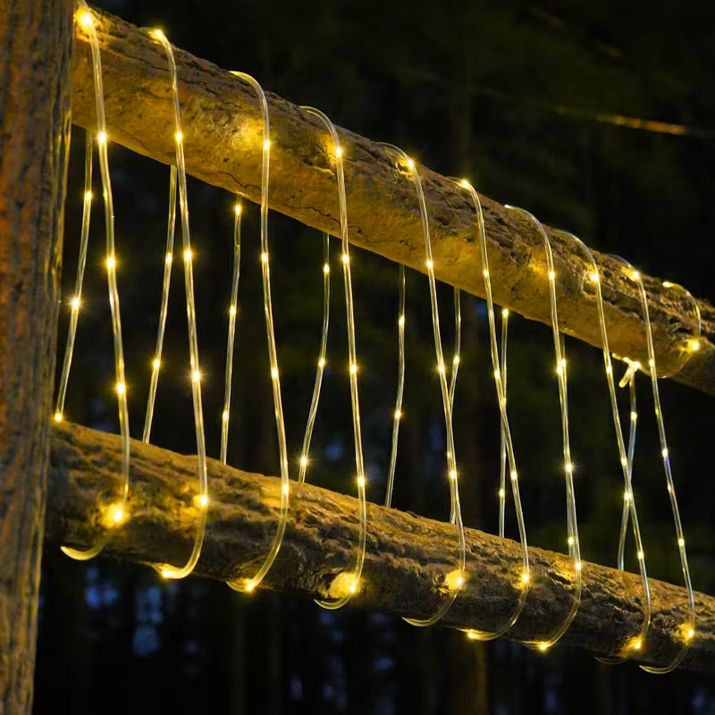 Solar Rope Lights 50/100 LED W - đánh giá và giá Outdoor Lighting For Fence