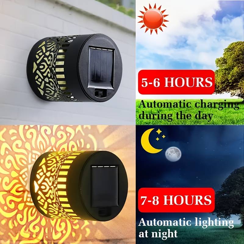 2-Pack Solar Garden Lights IP6 - đánh giá và giá Outdoor Lighting For Fence