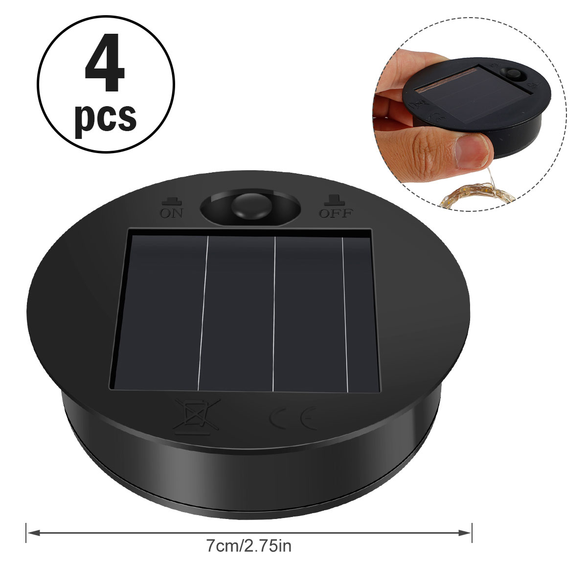 Solar Lantern Light Replacemen - đánh giá và giá Post Cap Light