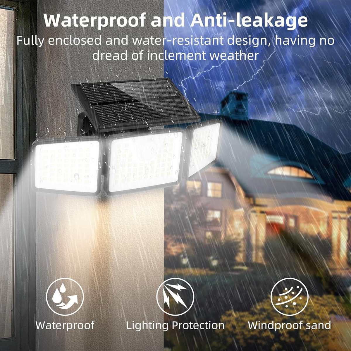 Solar LED Wall Light |Three-he - đánh giá và giá Outdoor Lighting Experts