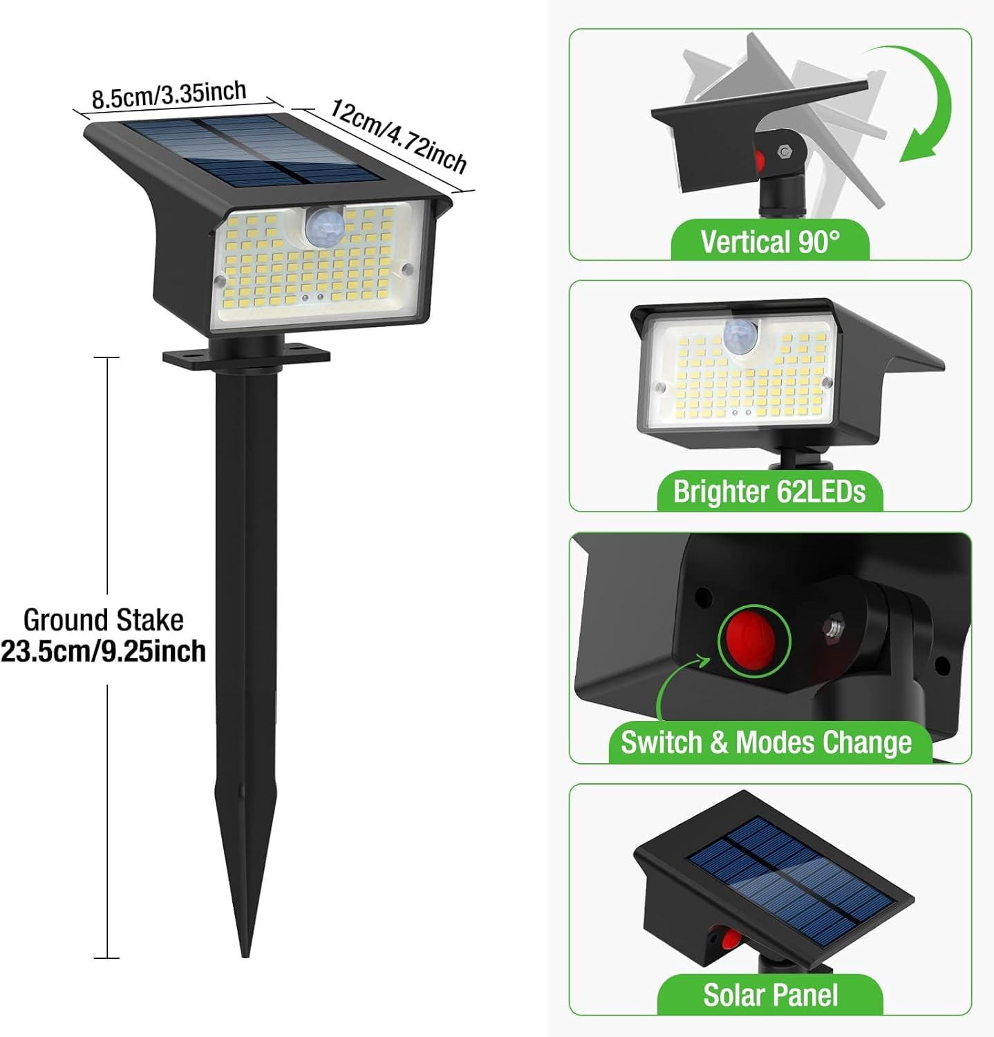 Solar Spot Lights Outdoor Moti - đánh giá và giá Outdoor Lighting Experts