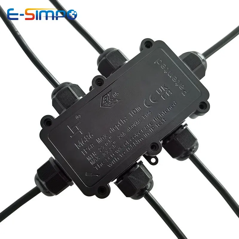6Way 1IN5Out IP68 Dưới Nước Dâ - đánh giá và giá Outdoor Lighting Wire Connectors