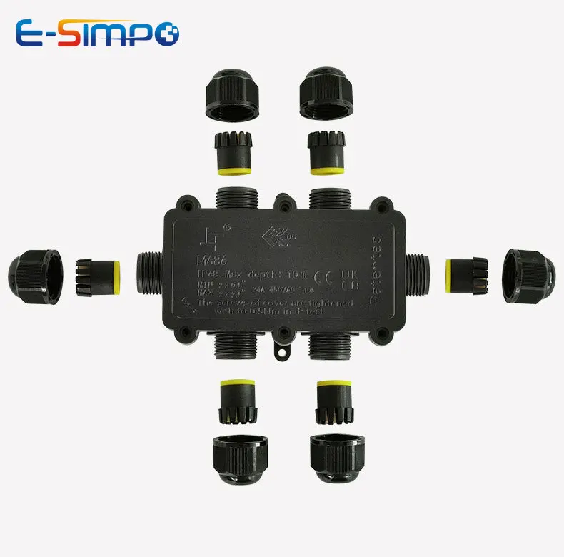6Way 1IN5Out IP68 Dưới Nước Dâ - đánh giá và giá Outdoor Lighting Wire Connectors